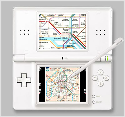 Mapa del metro de Paris.